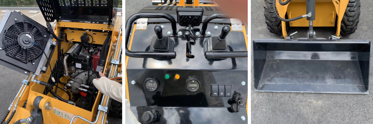 1,2-Tonnen-Kompaktlader mit Raupenfahrwerk